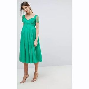 GONE - Gorgeous Emerald Green 50s Styled Maternity Dress*